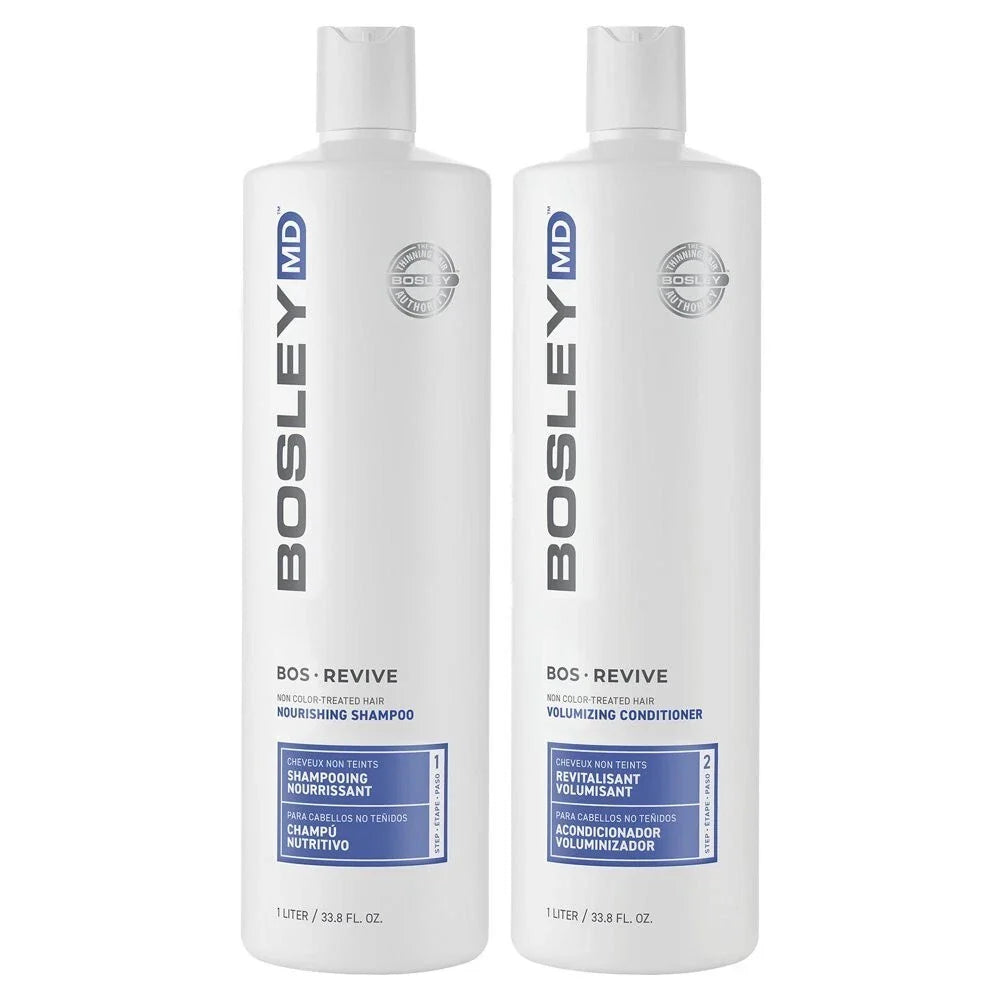 Bosley MD Revive NON Color Safe Nourishing Shampoo and Conditioner